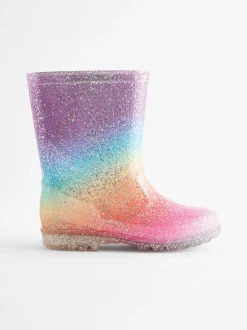 Laarzen|Next Regenboog - Regenlaarzen met glitters