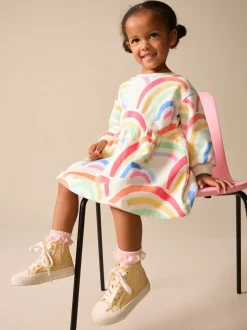 Jurken|Jurken*Next Regenboog - Sweaterjurk (3 mnd-7 jr)