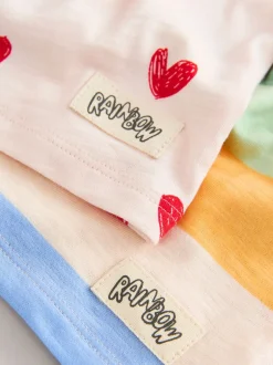 Tops|Multipacks*Next - Tops met lange mouwen set van 4 (3mnd - 7 jr) Regenboog