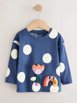 Tops|Multipacks*Next - Tops met lange mouwen set van 4 (3mnd - 7 jr) Regenboog