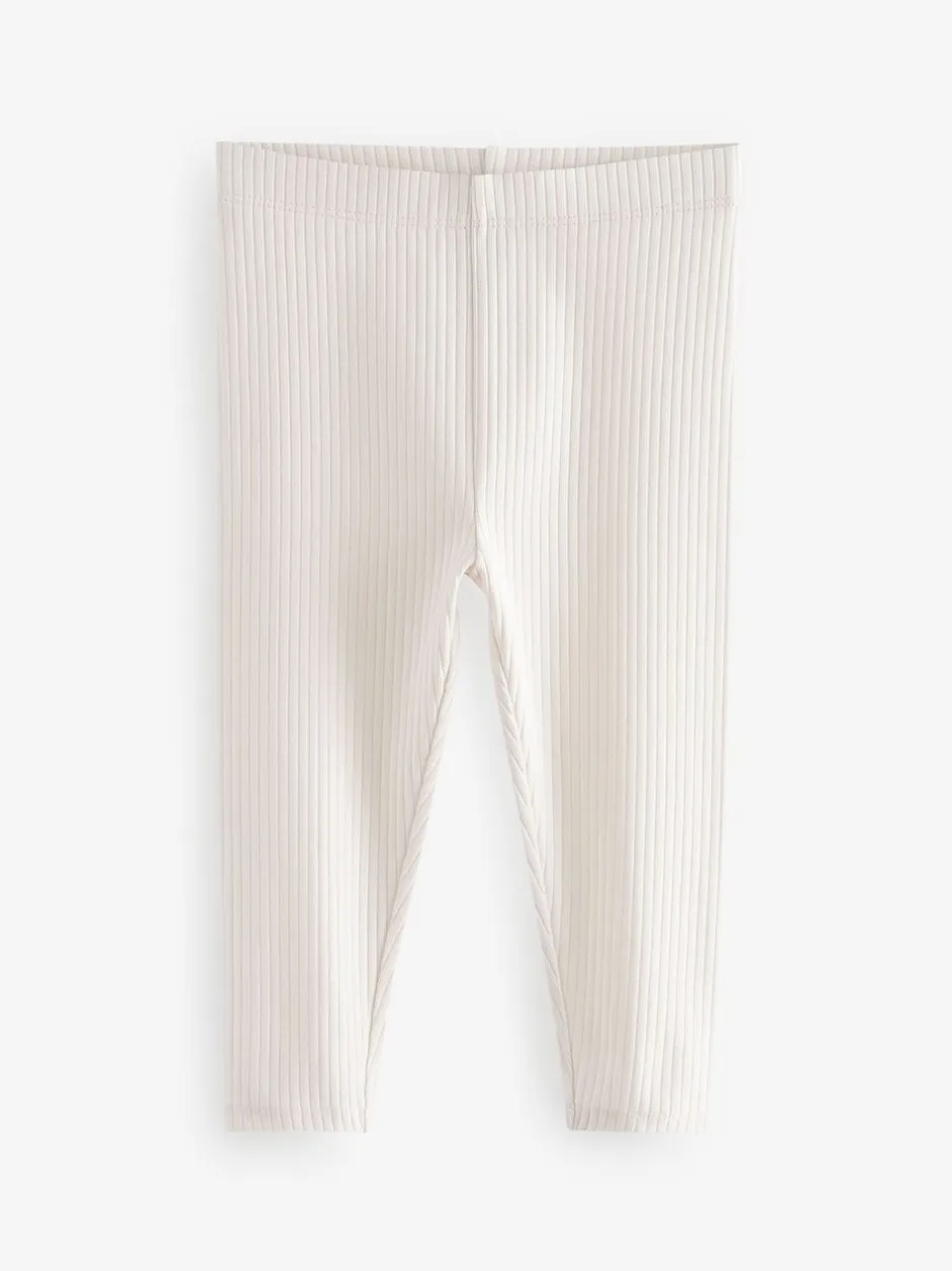 Broeken En Leggings|Next - Verpakking van 5 geribbelde Leggings (3mnd -7jr) Regenboog