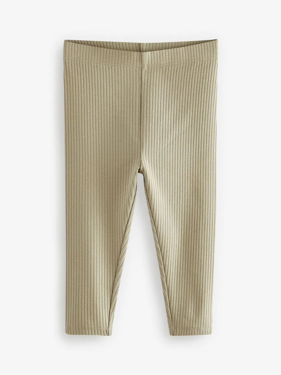 Broeken En Leggings|Next - Verpakking van 5 geribbelde Leggings (3mnd -7jr) Regenboog