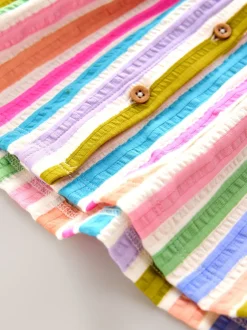 Jurken|Jurken*Next - Zomerjurk met kraag (3mnd -7jr) Regenboog