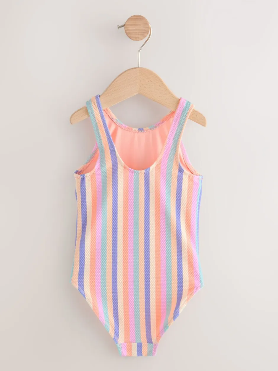 Badkleding|Badkleding*Next - Badpak (3 mnd-10 jr) regenboogkleurige figuurtjes