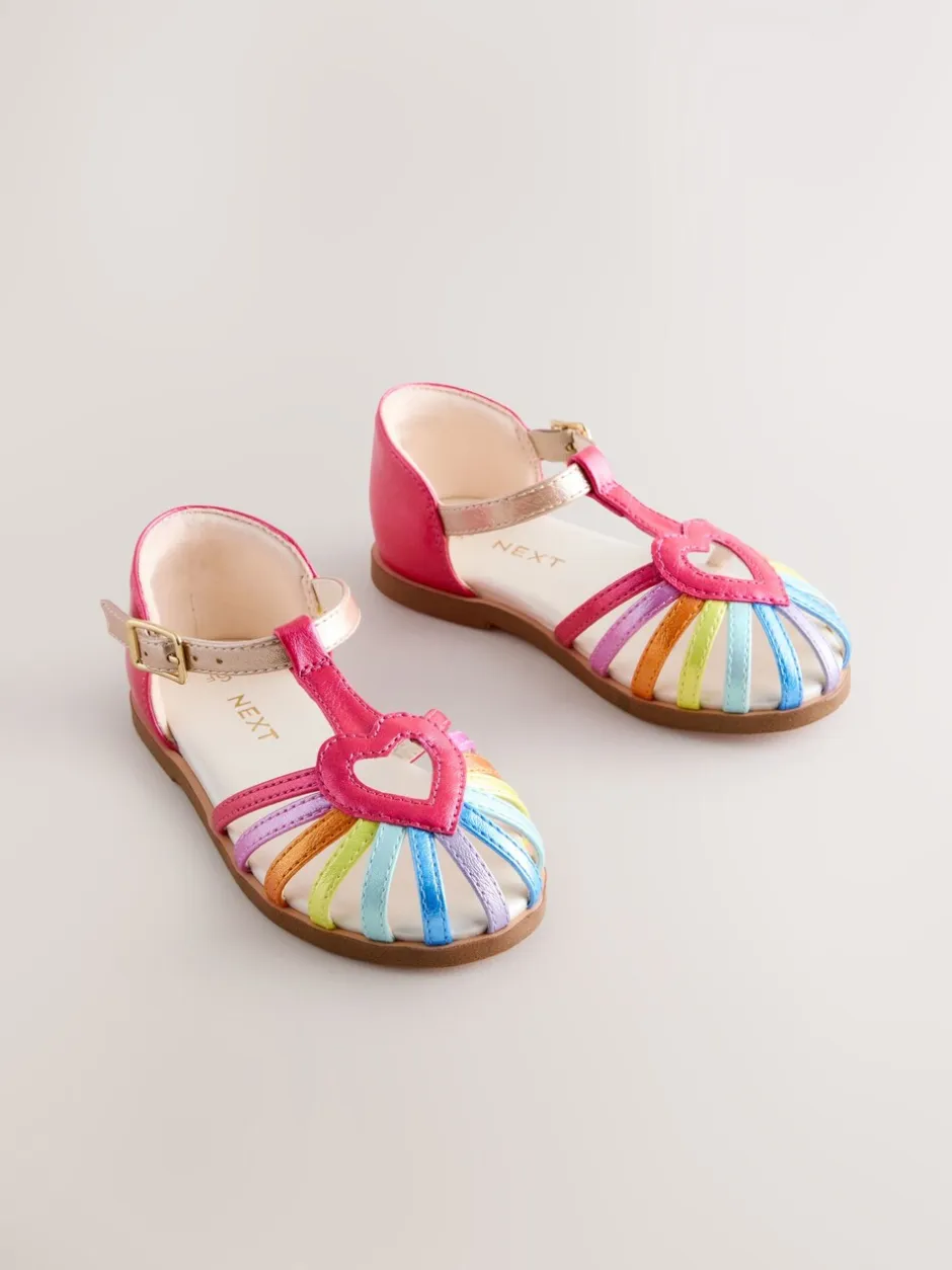 Gelegenheidskleding*Next - Fisherman Heart Occasion Sandals Regenboogprint