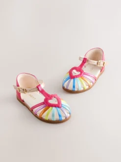 Gelegenheidskleding*Next - Fisherman Heart Occasion Sandals Regenboogprint