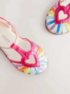 Gelegenheidskleding*Next - Fisherman Heart Occasion Sandals Regenboogprint