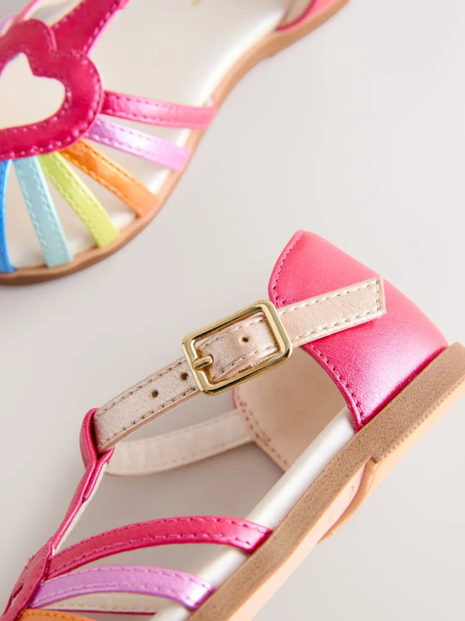 Gelegenheidskleding*Next - Fisherman Heart Occasion Sandals Regenboogprint