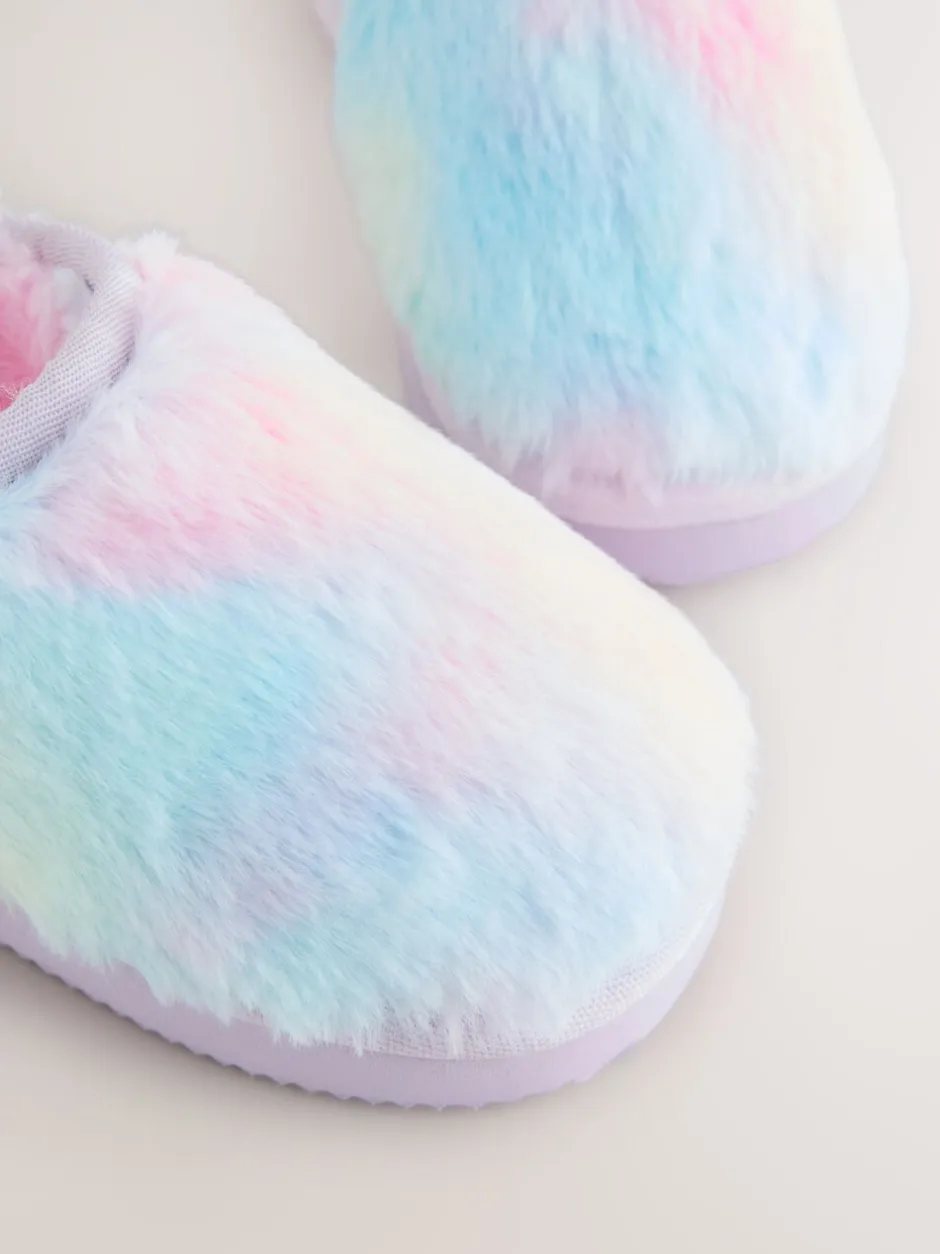 Pantoffels|Next - Shoot pantoffels Regenboogprint