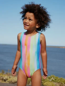 Badkleding|Badkleding|Next Regenboogstrepen - Badpak (3 mnd-10 jr)