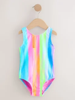 Badkleding|Badkleding|Next Regenboogstrepen - Badpak (3 mnd-10 jr)