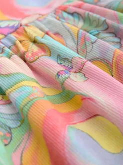 Jurken|Jurken|Next Regenboogvlinder - Geribde jersey jurk (3 mnd-7 jr)
