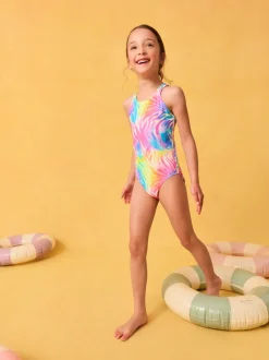 Badkleding|Badkleding*Next Regenboogzebra - Badpak met dubbele bandjes (3-16jr)