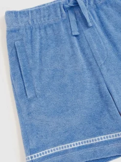 Shorts|Reiss Chesley Towelling Brand-Embroidered Shorts