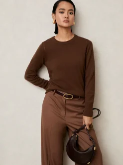 Ceintuurs|Reiss Drew Patent Leather Oval Buckle Belt