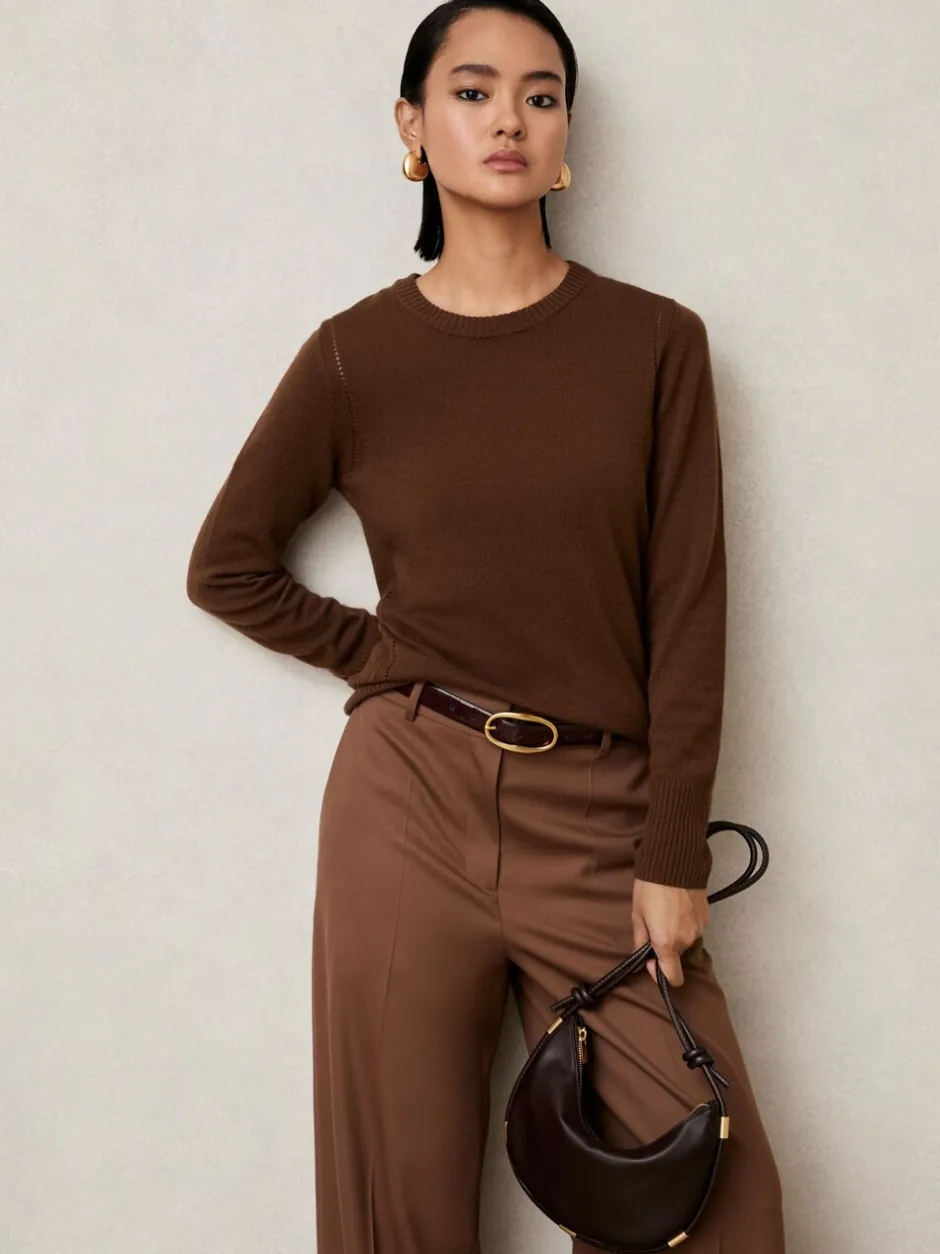 Ceintuurs|Reiss Drew Patent Leather Oval Buckle Belt