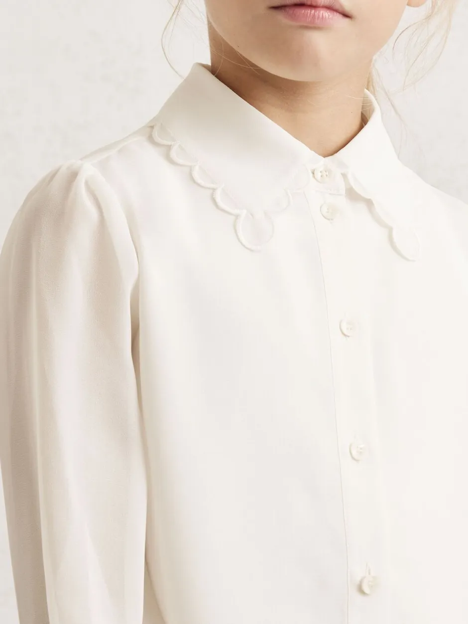 Overhemden En Blouses*Reiss Elia Scallop-Edge Button-Through Shirt