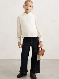 Overhemden En Blouses|Reiss Elia Scallop-Edge Button-Through Shirt