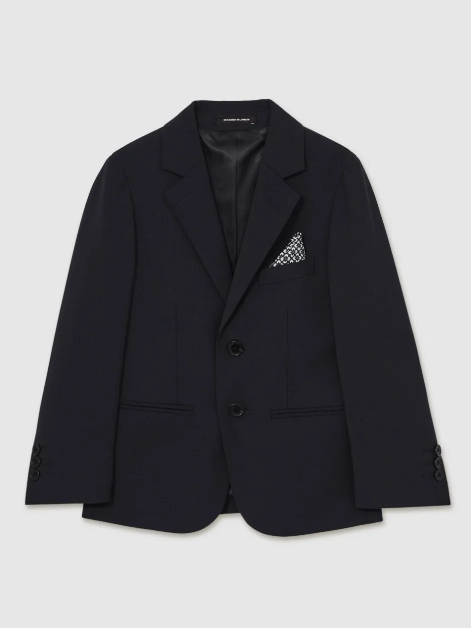 Kostuums En Herenvesten|Reiss Hope wol-blend single breasted pak blazer