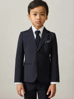 Kostuums En Herenvesten|Reiss Hope wol-blend single breasted pak blazer