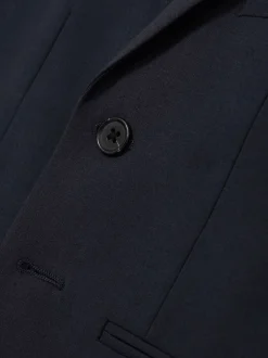 Kostuums En Herenvesten|Reiss Hope wol-blend single breasted pak blazer