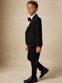 Kostuums En Herenvesten|Reiss Knightsbridge Tuxedo broek van satijn met strepen