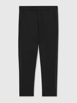 Kostuums En Herenvesten|Reiss Knightsbridge Tuxedo broek van satijn met strepen