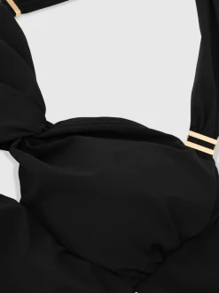 Badkleding*Reiss Marta Cut-Out Halter-Neck Swimsuit
