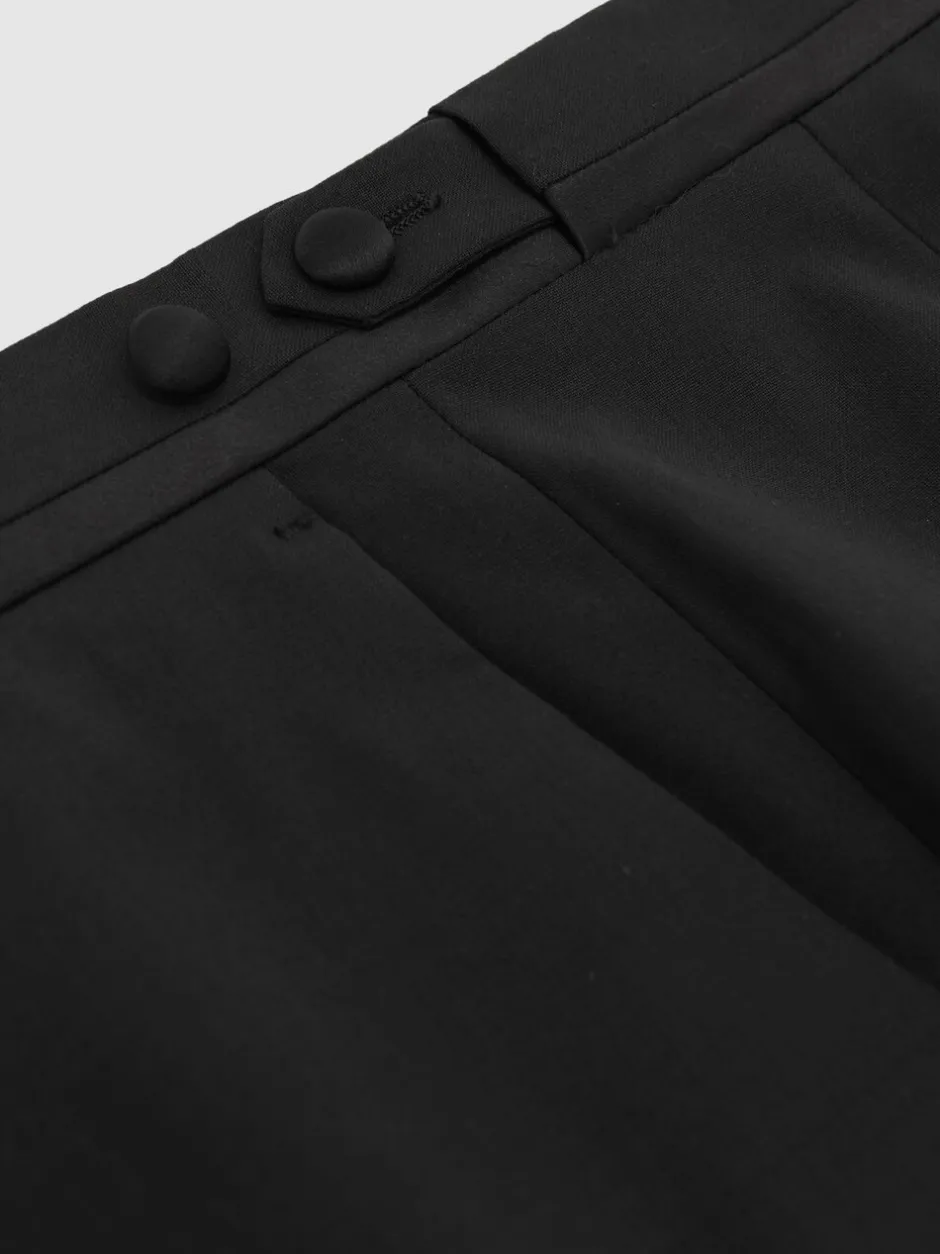 Smokings En Feestkleding*Reiss Poker tailored-fit wol-Blend Broeken