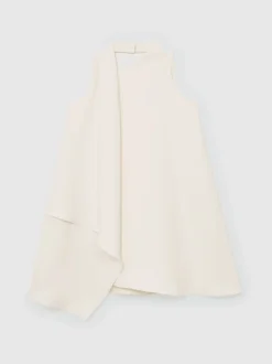 Gelegenheidskleding|Jurken|Reiss Zoe Draped Sleeveless Shift Dress