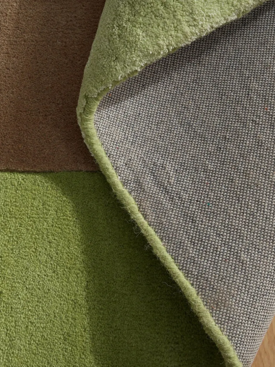 Vloerkleden En Lopers|Vloerkleden En Lopers*Next Retro Shapes Tapijt Grijs-groen