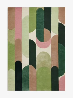 Vloerkleden En Lopers|Vloerkleden En Lopers*Next Retro Shapes Tapijt Grijs-groen