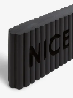 Decoraties|Next Rib Word Block Ornament Zwarte mooi achterwerk