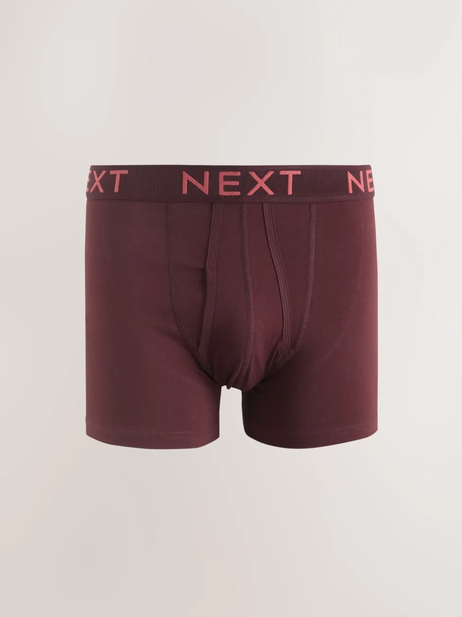 Ondergoed|Ondergoed*Next Rich Blue/ Red - Verpakking van 10 - Boxershorts met A-voorkant