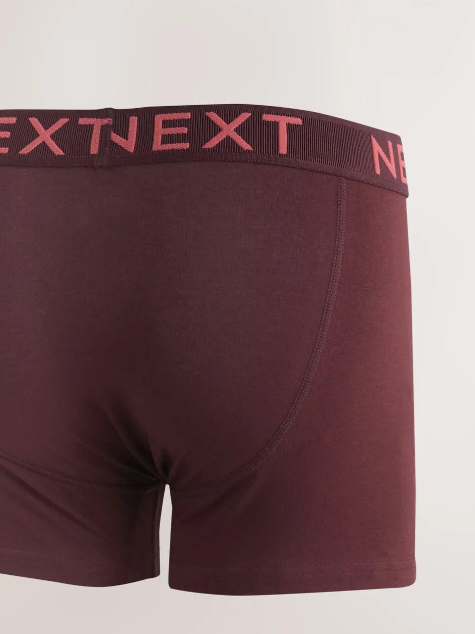 Ondergoed|Ondergoed*Next Rich Blue/ Red - Verpakking van 10 - Boxershorts met A-voorkant