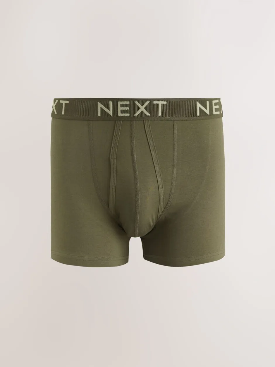 Ondergoed|Ondergoed*Next Rich Blue/ Red - Verpakking van 10 - Boxershorts met A-voorkant