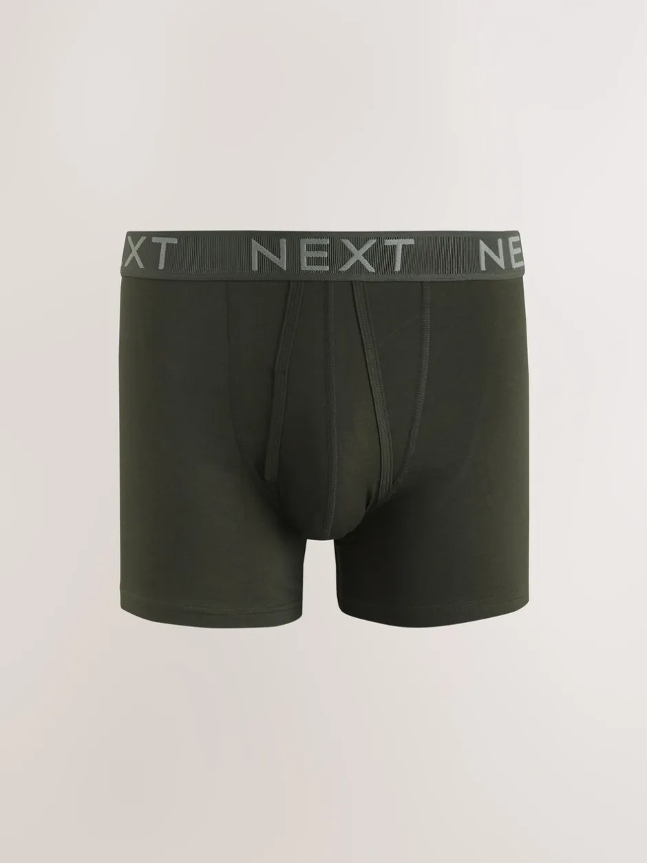 Ondergoed|Ondergoed*Next Rich Blue/ Red - Verpakking van 10 - Boxershorts met A-voorkant