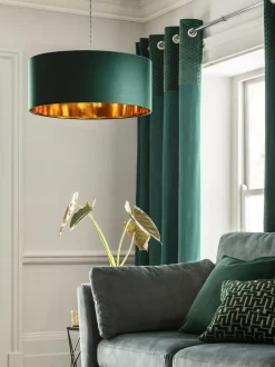 Lampenkappen|Verlichting|Next Rico plafondlamp met gemakkelijk te monteren kap