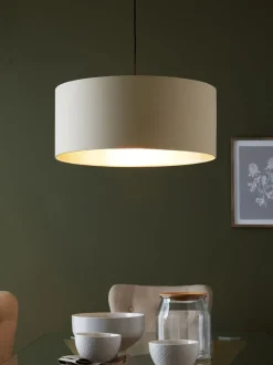 Lampenkappen|Verlichting|Next Rico plafondlamp met gemakkelijk te monteren kap