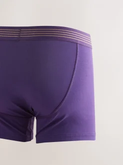 Ondergoed|Ondergoed|Next Rijke marineblauw/paars/oranje - Verpakking van 10 - Boxershorts met A-voorkant