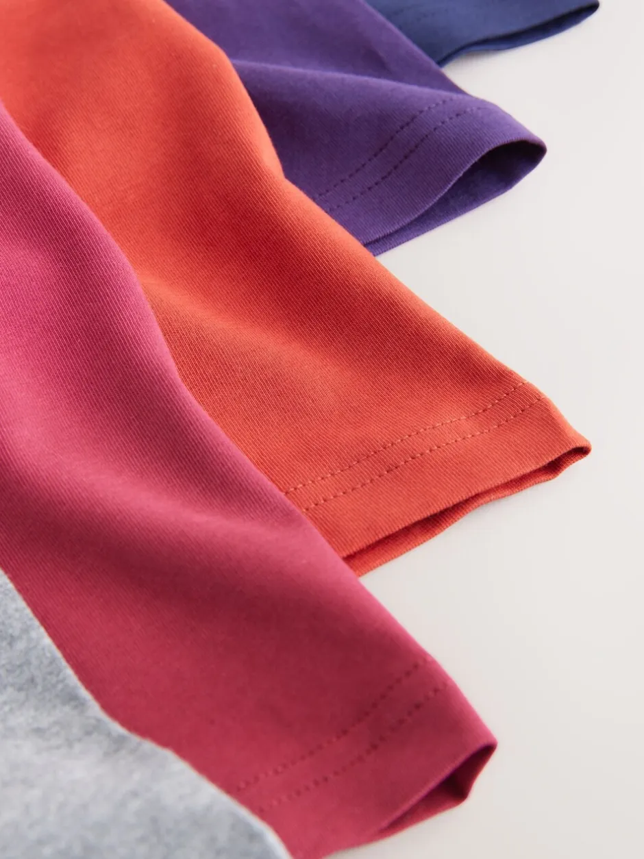 Ondergoed|Ondergoed|Next Rijke marineblauw/paars/oranje - Verpakking van 10 - Boxershorts met A-voorkant