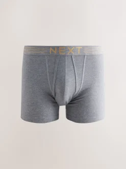 Ondergoed|Ondergoed|Next Rijke marineblauw/paars/oranje - Verpakking van 10 - Boxershorts met A-voorkant
