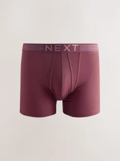 Ondergoed|Ondergoed|Next Rijke marineblauw/paars/oranje - Verpakking van 10 - Boxershorts met A-voorkant