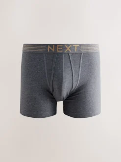 Ondergoed|Ondergoed|Next Rijke marineblauw/paars/oranje - Verpakking van 10 - Boxershorts met A-voorkant