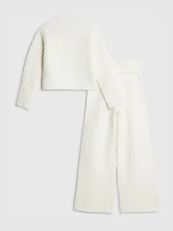 Gebreide Kleding*River Island Cable Cardigan & Trousers Set