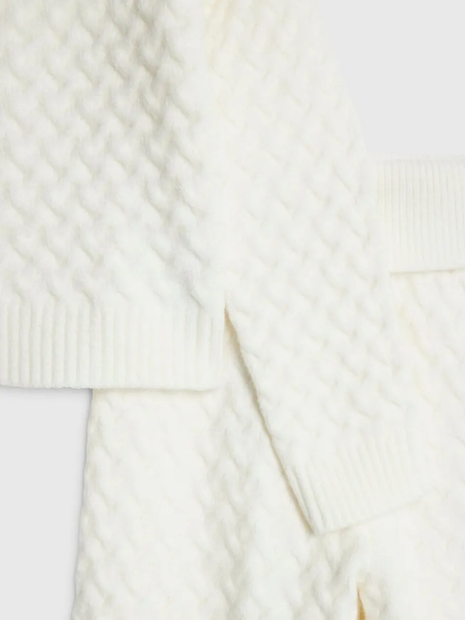 Gebreide Kleding*River Island Cable Cardigan & Trousers Set