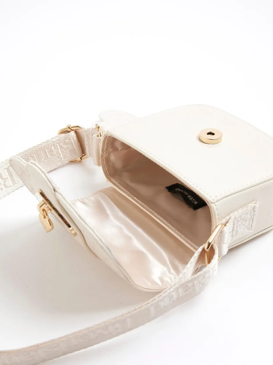 Tassen|River Island Heartlock tas met monogram voor meisjes