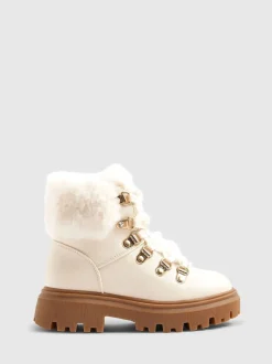 Boots*River Island Lace Up Hiker Boots