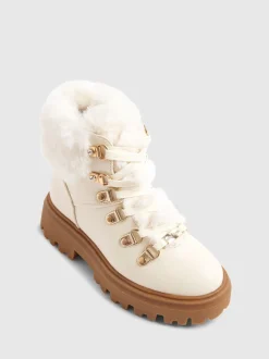 Boots*River Island Lace Up Hiker Boots