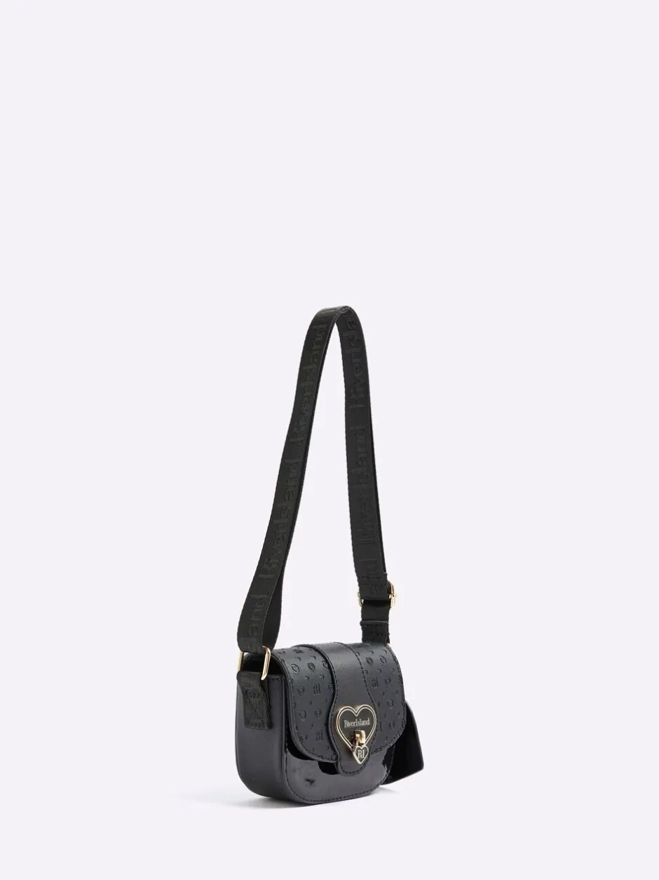 Tassen*River Island Monogram Heartlock Kendal Bag